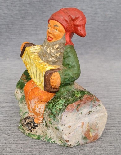 Zieharmonika gartenzwerg auf - gartenzwerg,