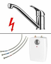 Warmwasserspeicher mit Niederdruck Armatur Untertischgerät Boiler 5 Liter