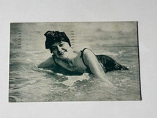 Postkarte AK Badenixe Bademoden im Meer 1918 USA gelaufen