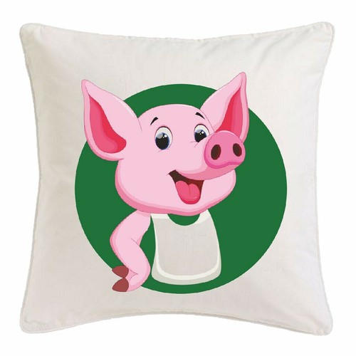 Kissenbezug 40x40cm schwein - kissenbezug,