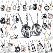 Freundschaft Ketten Partnerketten Partneranhänger lovers Couples necklace Liebe