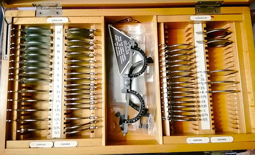 Optiker set refraktionskasten - optiker-set,