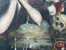 ANTIKES ÖLGEMÄLDE 17/18 TES