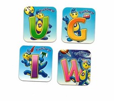 Danone Magnete - Buchstaben 2006 - 4 Stück