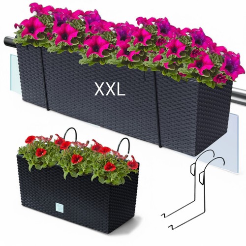 Blumenkasten mit halter - blumenkasten, 2-halter