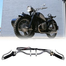 Chrome motorcycle handlebar - chrome,