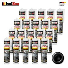 Aquarium Silikon Schwarz 20 x 300 ml Süß/Meerwasser Aquarium Kleber Glassilikon