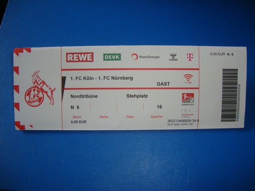 Ticket köln 1 - 23/24,