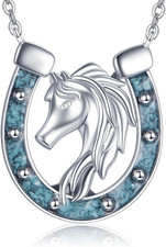 Hufeisen Pferd Halskette Aus