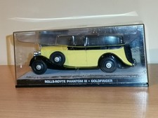 Rolls-Royce Phantom III Goldfinger James Bond 007 Collection 1:43 in PC Vitrine.
