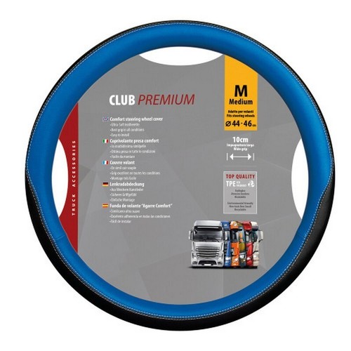 Blau lenkradhülle eco leder - lenkradhülle, eco-leder