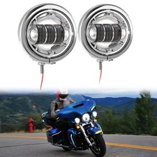 Für Harley 2 X Chrom 4.5" LED