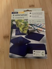 Untersetzter Gläser Blau