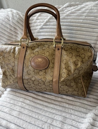 Celine paris boston bag canvas - paris,