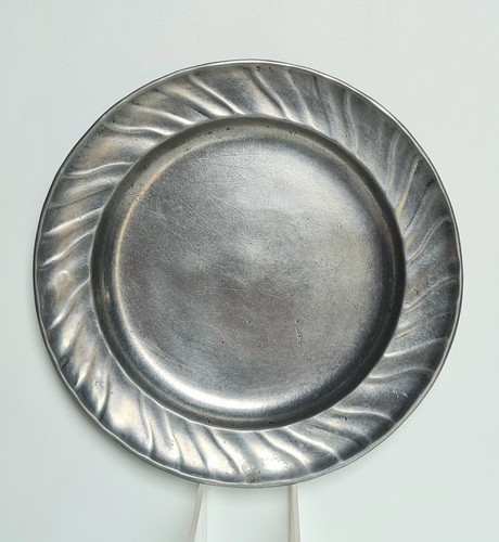 Antike zinn assiette rein - antike, s&w