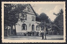 Lucka / S.-A., Gasthof Forsthaus Lucka, Inh. Walter Kolms, Ansichtskarte 