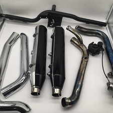 Auspuffanlage Mit Klappe für Harley Davidson Softail Breakout 64900172 64900171