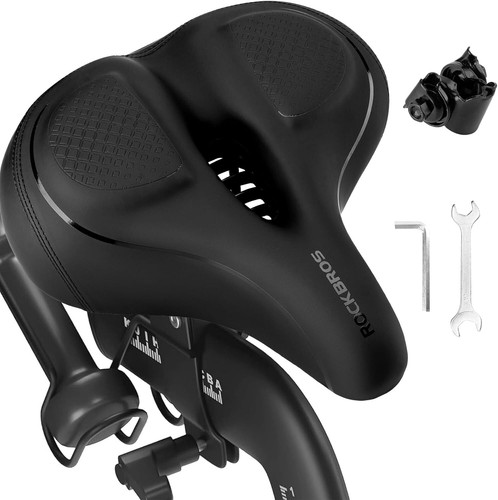 Rockbros breite fahrradsattel - rockbros,