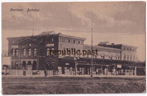 Postkarte northeim bahnhof - ak,