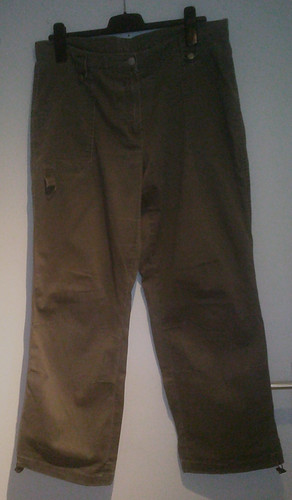 Olivgrüne jeans hose mit - olivgrüne,