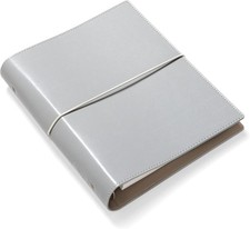 FILOFAX  Domino A5 Organiser  GREY, Timer, Zeitplaner    22613