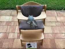 Original „hauck“ Holz-Kinderhochstuhl HIGH CHAIR PAD DE LUXE