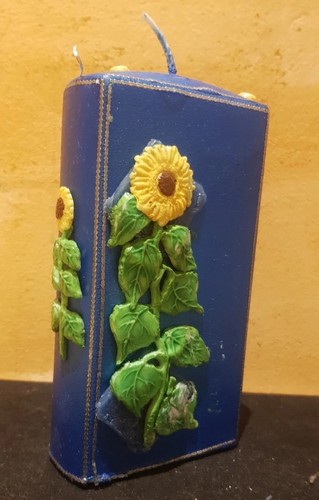 Vintage buchform kerze - buchform,