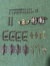 Messing Beschläge, Scharniere, etc.