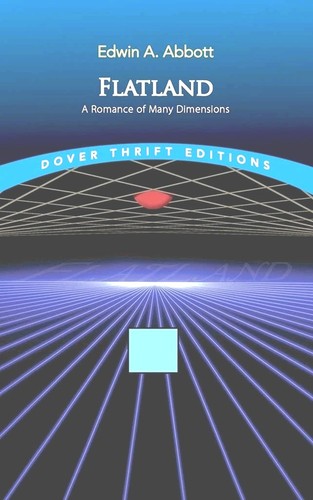 New paperback book flatland - new,
