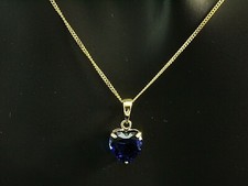 333 Gelbgold Herz Kette