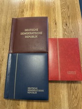 DDR. Briefmarkensammlung 1949 bis 1990 komplett. Schaubek Vordruck