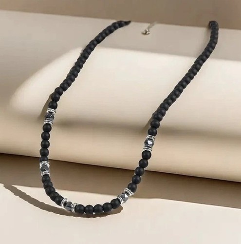 Halskette herren obsidian - ✅,