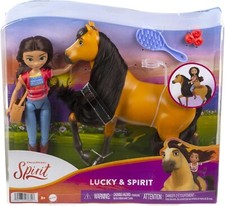 Mattel Dreamwork Lucky Spirit Deluxe Puppe Pferd Spielset HFB89 Kinder Geschenk
