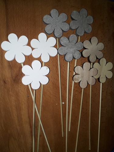 Holz blumen stab stück - am, 3