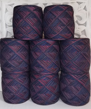 1 Kg Aubergine Wollpaket