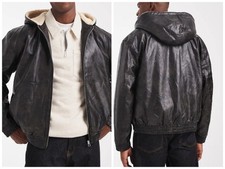Herren Jacke Aus Kunstleder