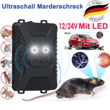 Marderschutz Marderschreck Ultraschall Mobil Batteriebetrieben Repeller Auto KFZ
