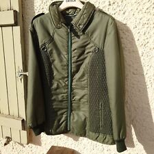 Damenwinterjacke Winterjacke Vintage 70er Jahre Skistyle, Gr 42 Grün Hummelsheim