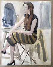 Gemälde Gouache Roger