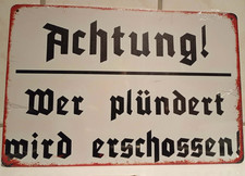 Retro Blechschild WEHRMACHT