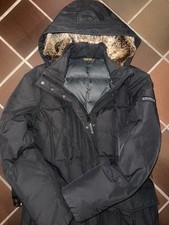 WOOLRICH Damen Blizzard Parka Kapuzen Daunenjacke Mantel Größe XL Top Qualität