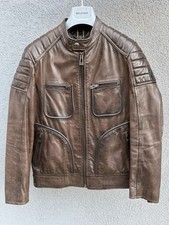 LUXUS Belstaff Weybridge Herren Leder Jacke Cognac-Braun Gr. 46 NEU NP 1.500€