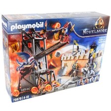 PLAYMOBIL Novelmore 70870 Angriffsturm mit Rittern, Drachen und Mauer 149tlg.