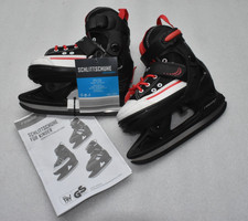 RAZZQ Kinder Schlittschuhe verstellbar Eislaufschuhe für Kinder Gr. 29-32