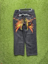 Y2K Raw Blue Jeans Mens 36x32