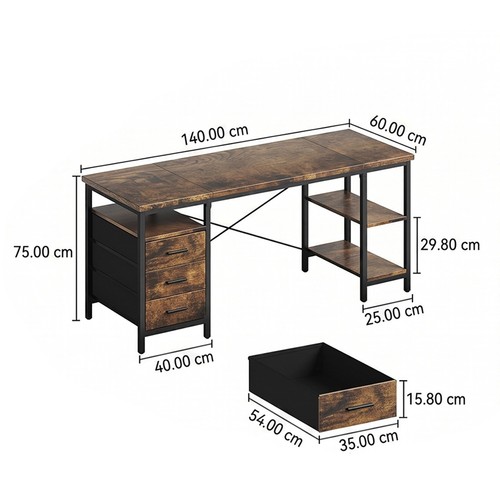 Schreibtisch mit schubladen - schreibtisch,