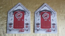 2 x Postkarte Klappkarte Weihnachtskarte Motiv Haus 17,5 x 12,5 cm Weihnachten 1
