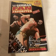 Wwf VHS German Fan Favorites 2 Wrestling Rar Wwe