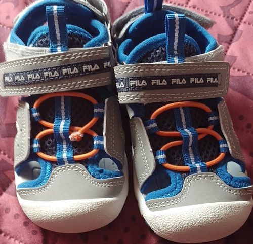 Fila sandalen kinder - kinder, grau