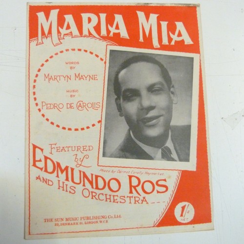 Liederblatt maria mia edmundo - maria,